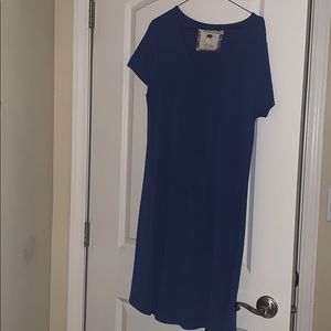 Blue dress